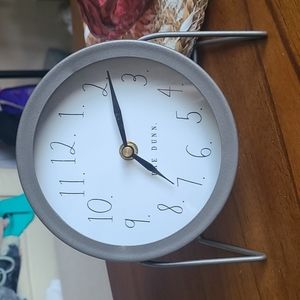 Rae Dunn grey clock